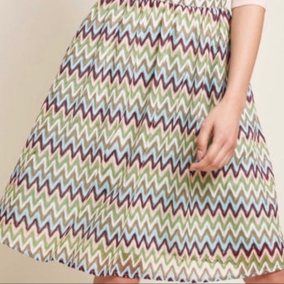 Modcloth Dresses & Skirts - ModCloth Chevron Zig Zag Skirt